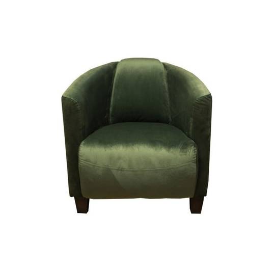 Manchester Chair Green Velvet
